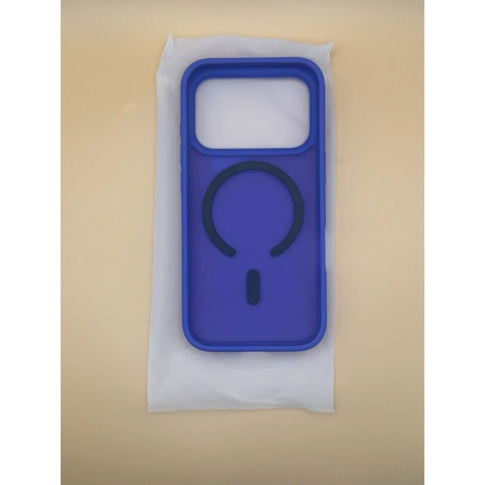 KCQNine Magnetic Phone Case for iPhone 17 Pro Cobalt Blue Slim Protective New